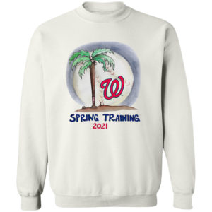 Washington Nationals baseball MLB 2021 Spring Training shirt
