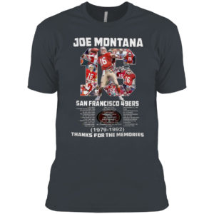 2021 Joe Montana 16 san francisco 49ers 1979 1992 signature shirt