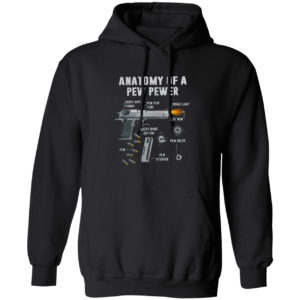 Anatomy of a pew pewer looky aimy thingy shirt