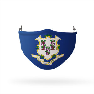 Connecticut Flag Reusable Cloth Face Mask