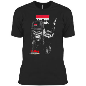 Iron maiden skull hilley the heart and soul of performance logo shirt