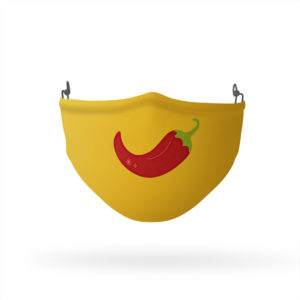 Delish Chili Pepper Reusable Cloth Face Mask