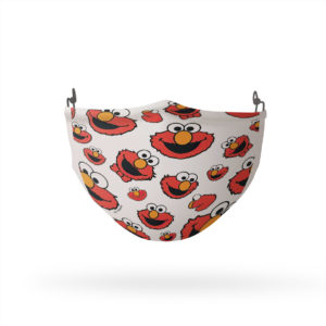 Sesame Street Elmo Face Pattern Reusable Cloth Face Mask