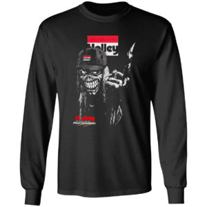 Iron maiden skull hilley the heart and soul of performance logo shirt