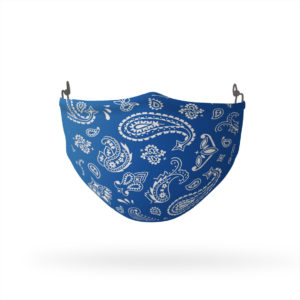 Blue Paisley Reusable Cloth Face Mask