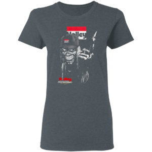Iron maiden skull hilley the heart and soul of performance logo shirt