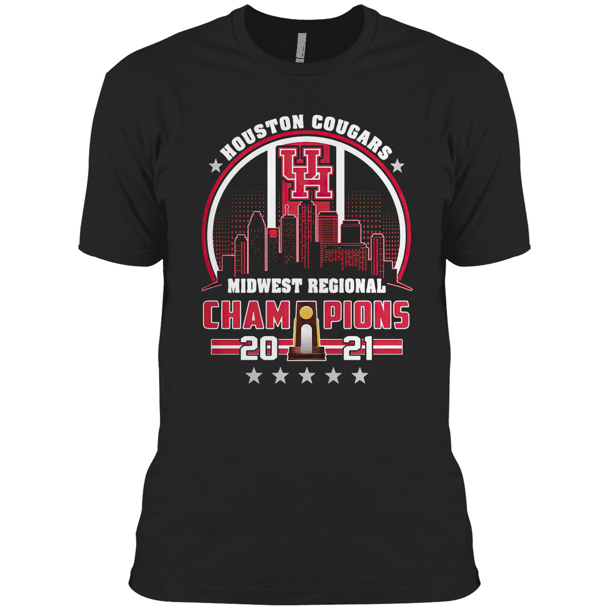 Houston Cougars Midwest Regional Champions 2021 Shirt