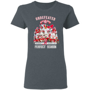 Undefeated Alabama Crimson Tide perfect season shirt