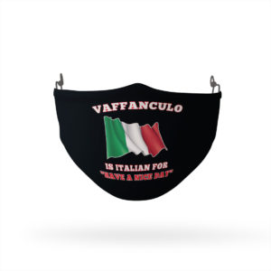 Vaffanculo is Italian for have a nice day face mask