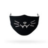 Black and White Plaid Reusable Cloth Face Mask