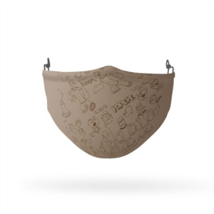 Popeye Sketches Pattern Reusable Cloth Face Mask