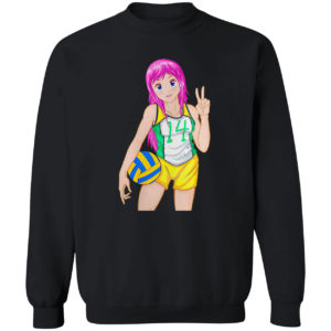 Just a Girl Who Loves Volleyball Anime &n Girls Shirt