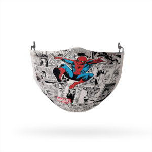 Spider-Man Retro Comic Collage Reusable Cloth Face Mask