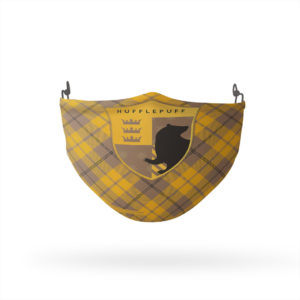Harry Potter Hufflepuff Plaid Reusable Cloth Face Mask