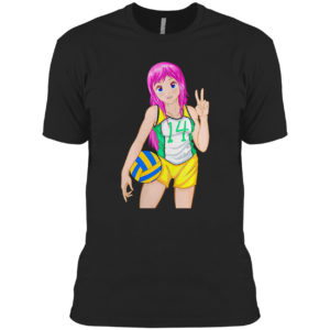 Just a Girl Who Loves Volleyball Anime &n Girls Shirt