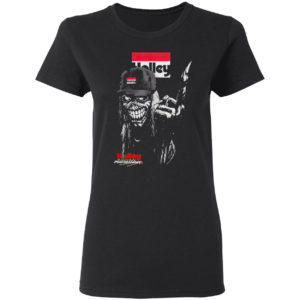 Iron maiden skull hilley the heart and soul of performance logo shirt
