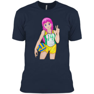 Just a Girl Who Loves Volleyball Anime &n Girls Shirt