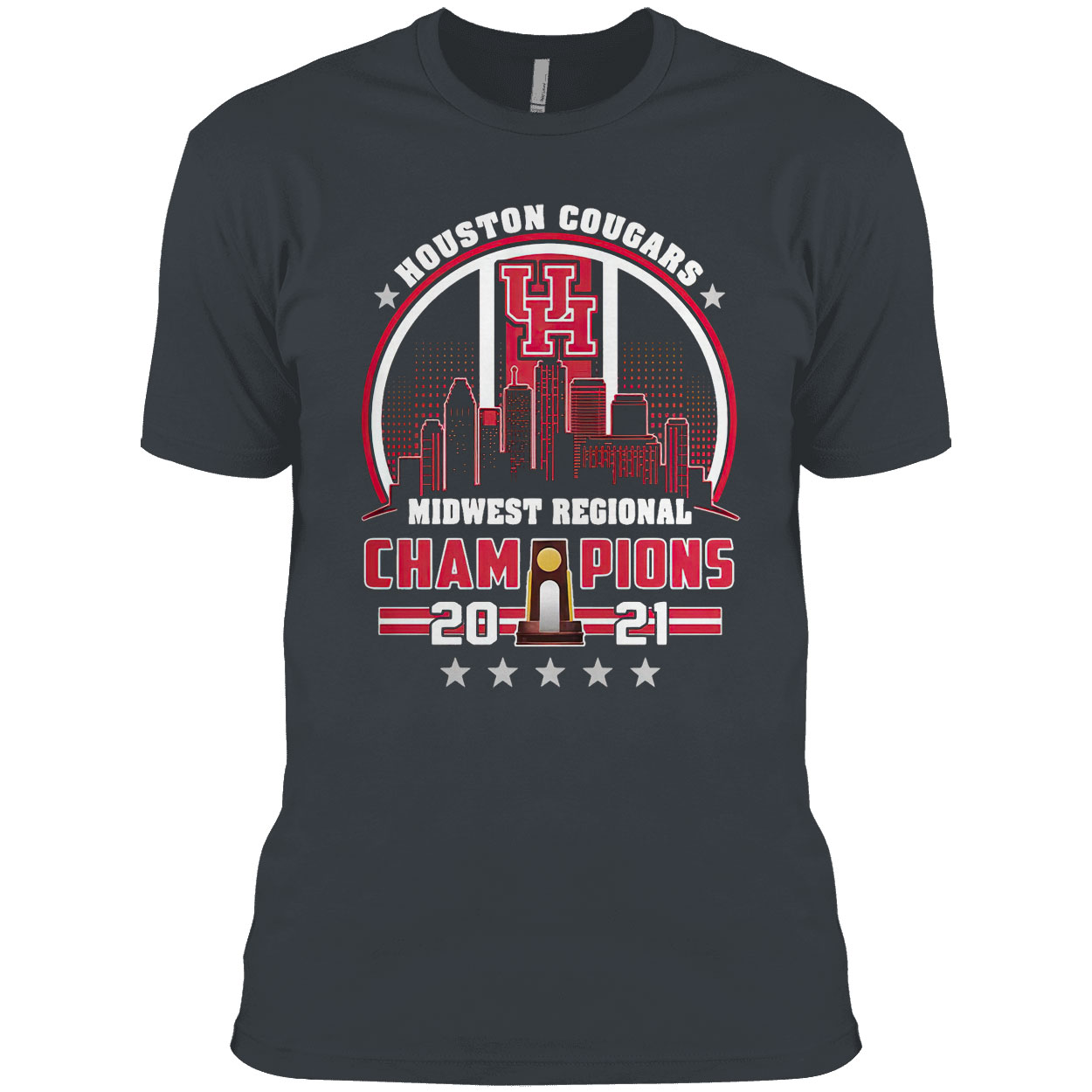 Houston Cougars Midwest Regional Champions 2021 Shirt