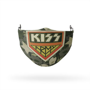 KISS Army Camo Reusable Cloth Face Mask
