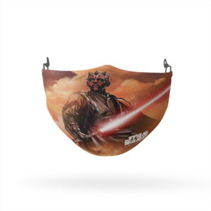 Star Wars Darth Maul Painting Reusable Cloth Face Mask