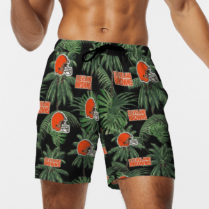 Cleveland Browns Tropical Palm Tree Hawaii Shirt, Shorts