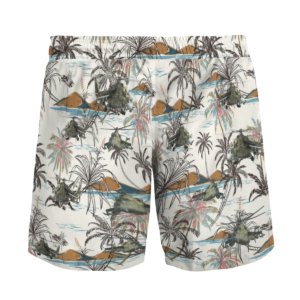 United States Army Mil Mi-24 Hawaiian Beach Shirt, Shorts
