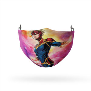 Captain Marvel Cosmic Crusader Reusable Cloth Face Mask