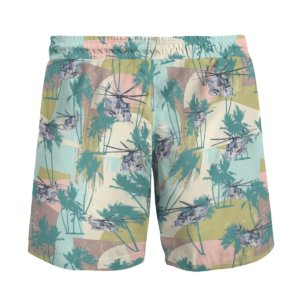 Sikorsky CH-53E Super Stallion Helicopter Hawaiian Beach Shirt, Shorts