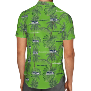 Seattle Seahawks Tropical Palm Tree Hawaii Shirt, Shorts