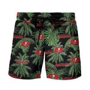 Tampa Bay Buccaneers Tropical Palm Tree Hawaii Shirt, Shorts