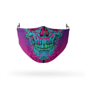 Smoking Sugar Skull Reusable Cloth Face Mask