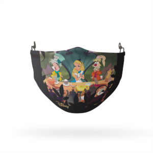 Alice in Wonderland Very Merry Unbirthday Reusable Cloth Face Mask