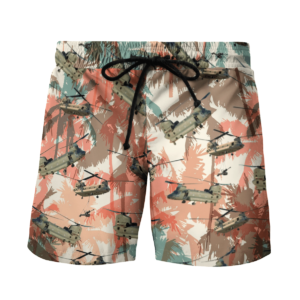 CH-47 Chinook Hawaiian Beach Shirt, Shorts