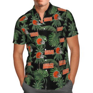 Cleveland Browns Tropical Palm Tree Hawaii Shirt, Shorts
