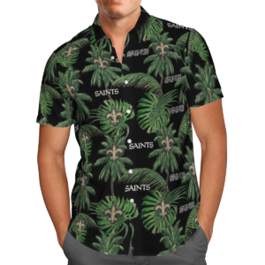 New Orleans Saints Tropical Palm Tree Hawaii Shirt, Shorts