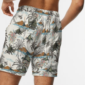 United States Army Mil Mi-24 Hawaiian Beach Shirt, Shorts