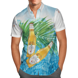 Michelob ULTRA Bear Hawaiian Beach Shirt, Shorts
