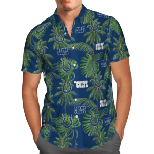 Indianapolis Colts Tropical Palm Tree Hawaii Shirt, Shorts