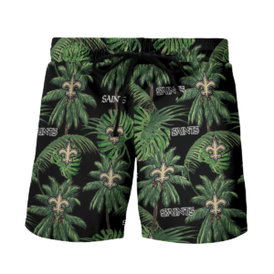 New Orleans Saints Tropical Palm Tree Hawaii Shirt, Shorts