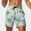 Vietnam Aircraft And Huey Helicopter Hawaiian Beach Shirt, Shorts