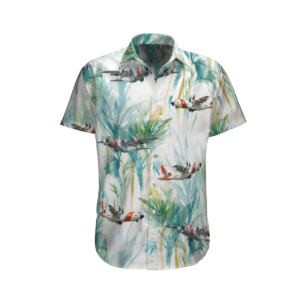 US Coast Guard HC-130 Hercules Hawaiian Beach Shirt, Shorts