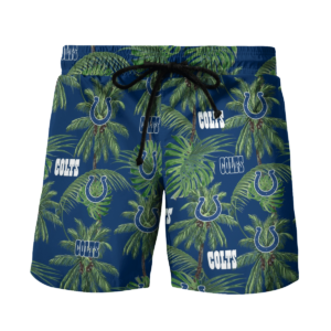 Indianapolis Colts Tropical Palm Tree Hawaii Shirt, Shorts