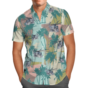 Sikorsky CH-53E Super Stallion Helicopter Hawaiian Beach Shirt, Shorts