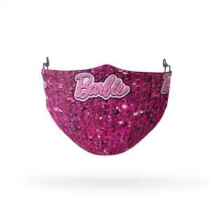 Barbie Sequins Logo Reusable Cloth Face Mask