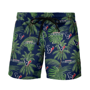 Houston Texans Tropical Palm Tree Hawaii Shirt, Shorts