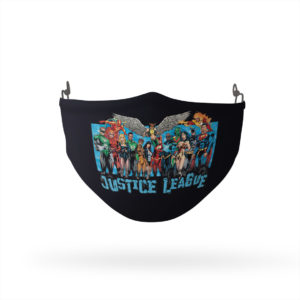 Justice League League Lineup Reusable Cloth Face Mask