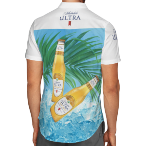 Michelob ULTRA Bear Hawaiian Beach Shirt, Shorts