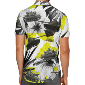United States Army M48 Patton Tank Hawaiian Beach Shirt, Shorts
