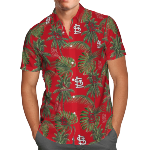 St. Louis Cardinals Tropical Palm Tree Hawaii Shirt, Shorts