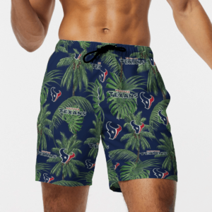 Houston Texans Tropical Palm Tree Hawaii Shirt, Shorts